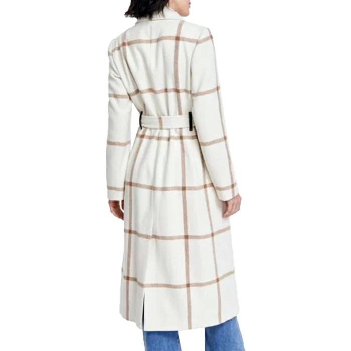 Found S02 White Windowpane White Coat