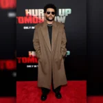Hurry Up Tomorrow Premiere The Weeknd Brown Coat
