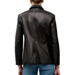 Jennifer Lawrence Leather Blazer