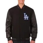 LA Dodgers Black Varsity Jacket