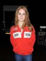 Lana Del Rey Ferrari Racing Red Jacket