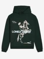 Lonely Ghost Blue Fleece Hoodie Sale