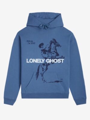 Lonely Ghost Blue Hoodie