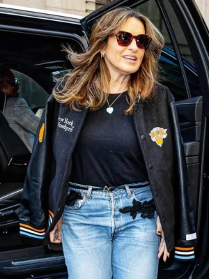 Mariska Hargitay Knicks Jacket