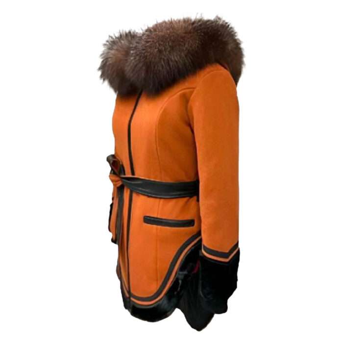 North Of North Anna Lambe Orange Coat Sale