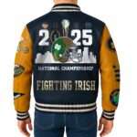 Notre Dame 2025 Fighting Irish Varsity Blue and Yellow Jacket