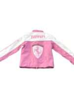 Pink Ferrari Leather Jacket Sale