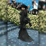 Rihanna Met Gala Crop Black Blazer