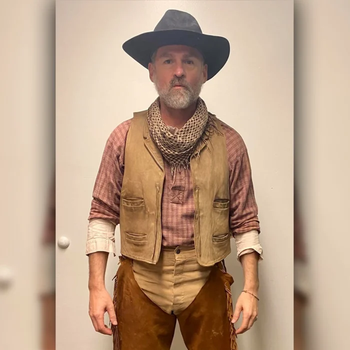 Rust Marty Lindsey Brown Vest