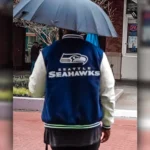 Seattle Seahawks 50th Season Blue & White Jacket