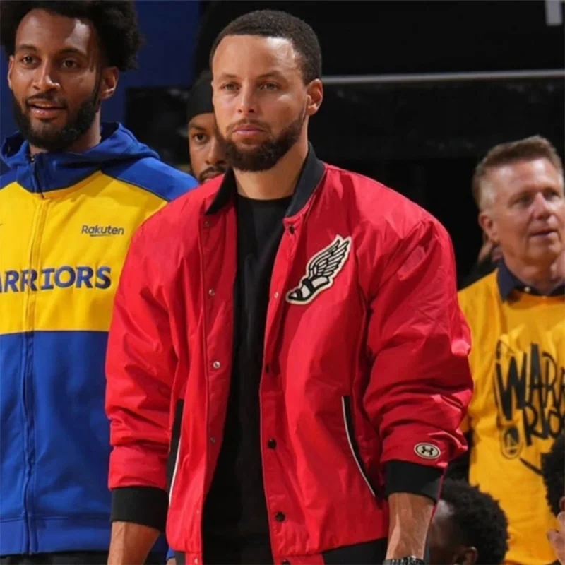 Steph Curry Red Jacket