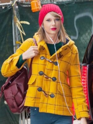Taylor Swift Paddington Bear Yellow Toggle Coat