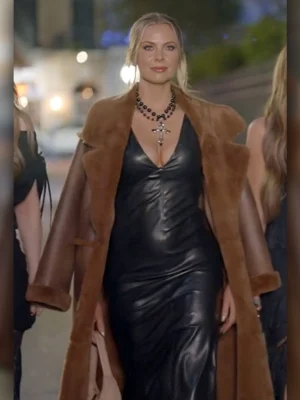 The Secret Lives of Mormon Wives Mayci Neeley Leather Coat