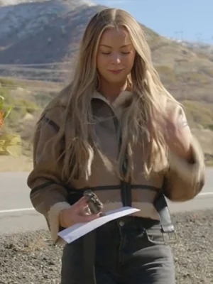 The Secret Lives of Mormon Wives Mayci Neeley Shearling Jacket