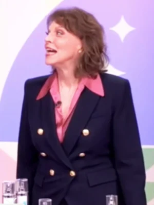 The View Lyn Butler Navy Blue Blazer