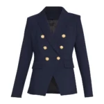 The View Lyn Butler Navy Blue Blazer Sale