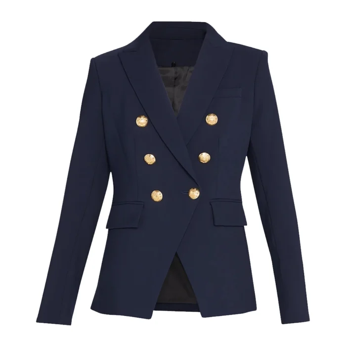 The View Lyn Butler Navy Blue Blazer Sale