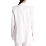 The View Sara Haines White Suiting Blazer