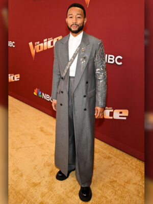 The Voice S27 John Legend Grey Coat