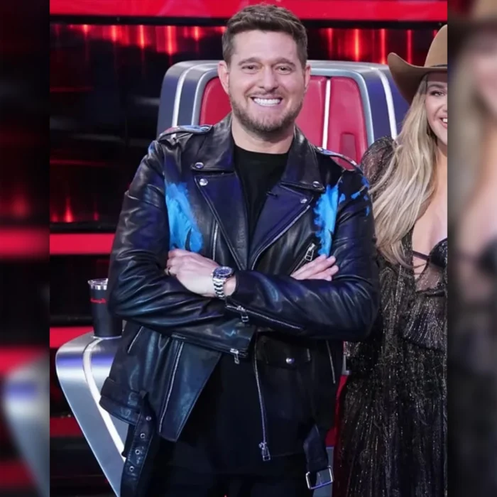 The Voice S27 Michael Bublé Leather Jacket