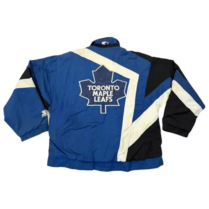 Toronto Maple Leafs Hailey Bieber Blue Jacket