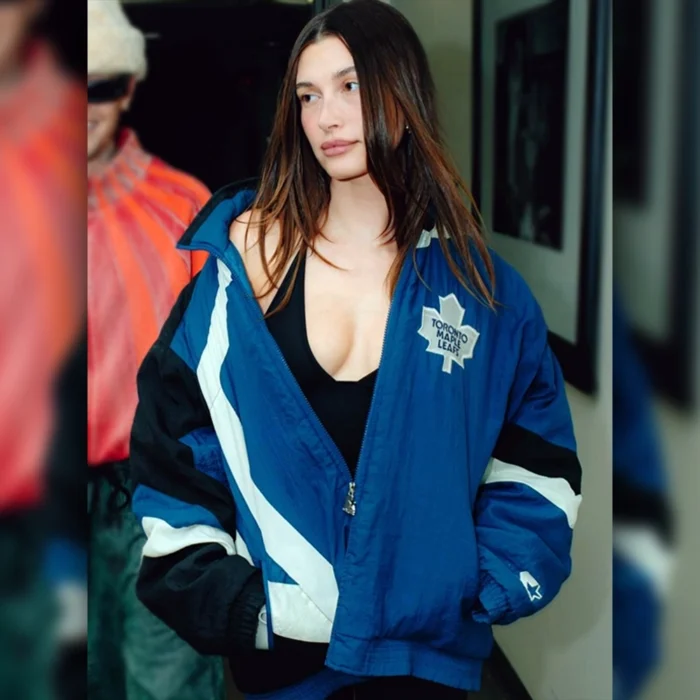 Toronto Maple Leafs Hailey Bieber Jacket