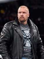 WWE Triple H Raw Biker Leather Jacket