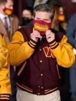 Washington Commanders Letterman Maroon & Yellow Jacket