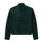 YOU S05 Penn Badgley Suede Jacket Sale