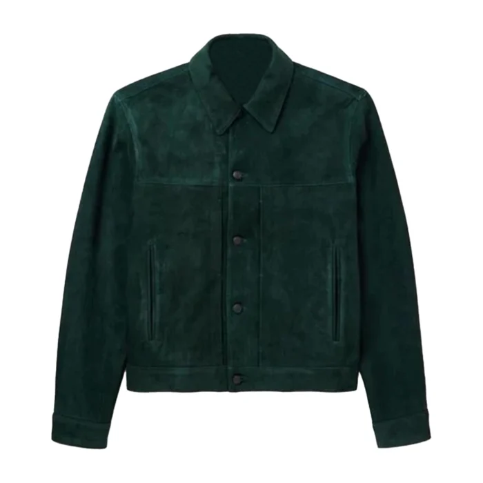 YOU S05 Penn Badgley Suede Jacket Sale