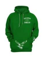 Zach Bryan Eagles Fleece Green Hoodie
