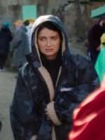Bad Sisters S2 Eve Hewson Camo Long Jacket
