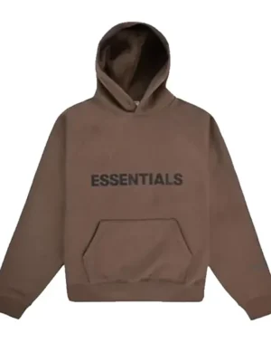 Fear Of God Essentials Brown Hoodie