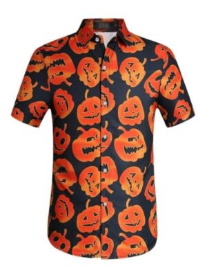Halloween Pumpkin Orange Shirt
