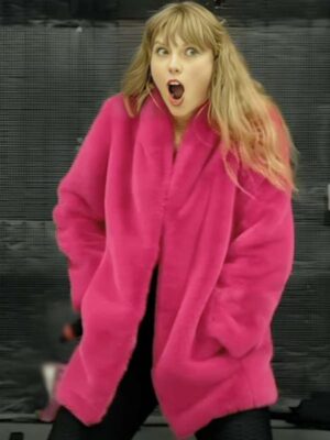 I Can Do It With a Broken Heart Taylor Swift Pink Fur Coat