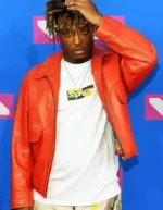 Juice Wrld Leather Orange Jacket