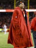 KC Chiefs Sideline Cape Coat Sale