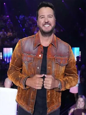 Luke Bryan American Brown Idol Jacket