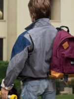Marty Mcfly Denim Grey & Blue Jacket