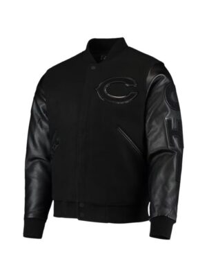 NFL Chicago Bears Black Varsity Jacket