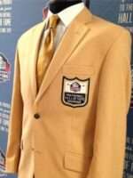 Pro Football Hall of Fame Gold Brown Jacket