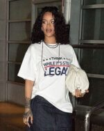 Rihanna Political Statement White T-Shirt Sale