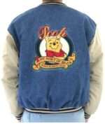 Winnie The Pooh Blue Varsity Jacket Sale