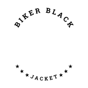 Biker Black Jacket Logo