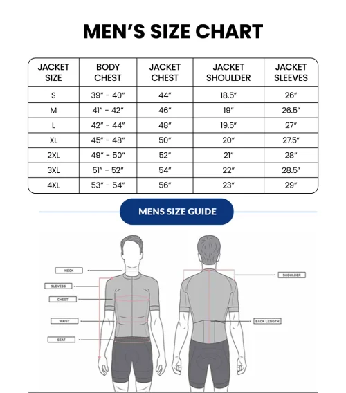 Men Size Charts