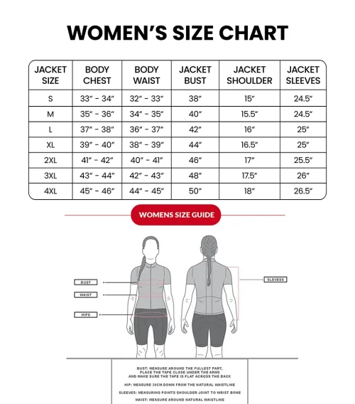 Women Size charts